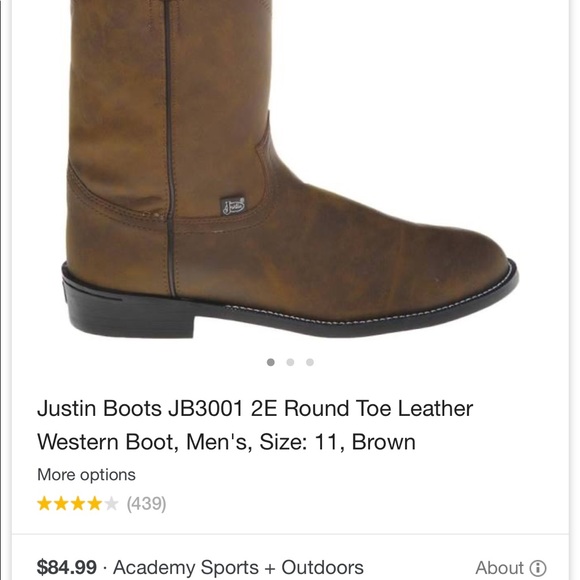 SOLD~ Justin Roper Boots - Picture 7 of 7